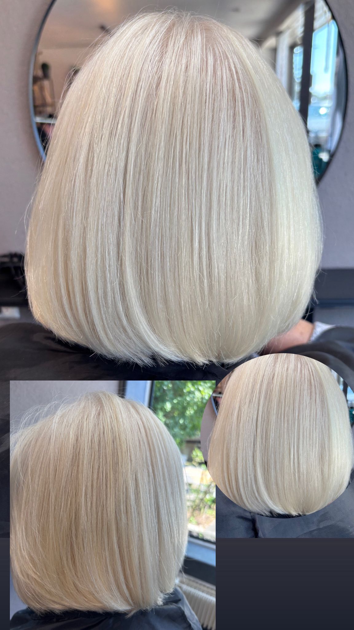 Platinblonder Bob