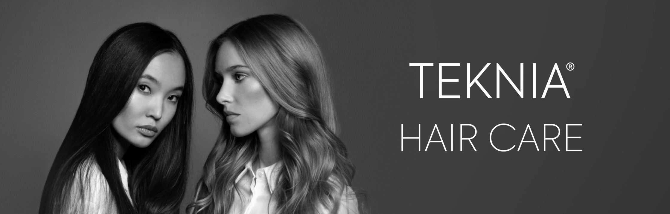 Teknia Haarpflege mit zwei Models